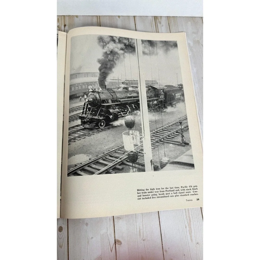Trains Magazine September 1954 Maine Central Steam Locomotive Railroading